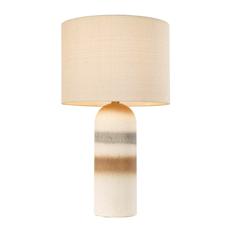 2-Pack 26"H Ceramic Accent Table Lamp with Linen Shade