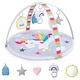 preview thumbnail 3 of 7, Costway Baby Play Gym Mat Thicker Tummy Time Mat with 5 Detachable - Multicolor - See Details