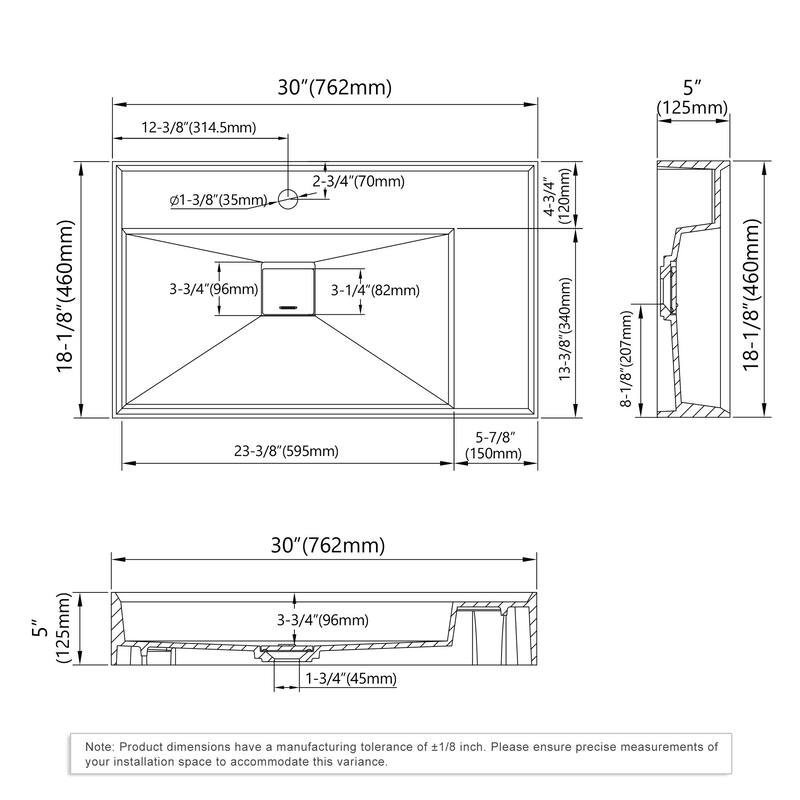 Stafford 30" Single Bathroom Sink