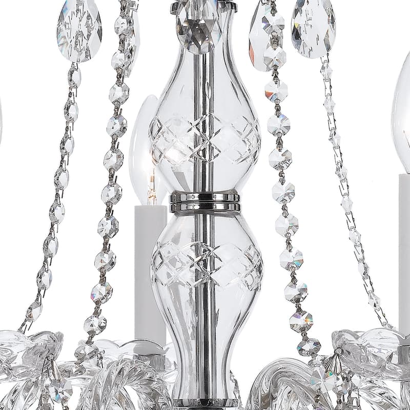 Crystorama Lighting Group 5085-CL-I Traditional Crystal 5 Light 21"