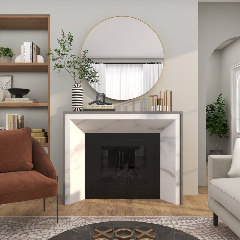 Multiple Frame Finishes / Sizes Modern Contemporary Round Wall Mirrors
