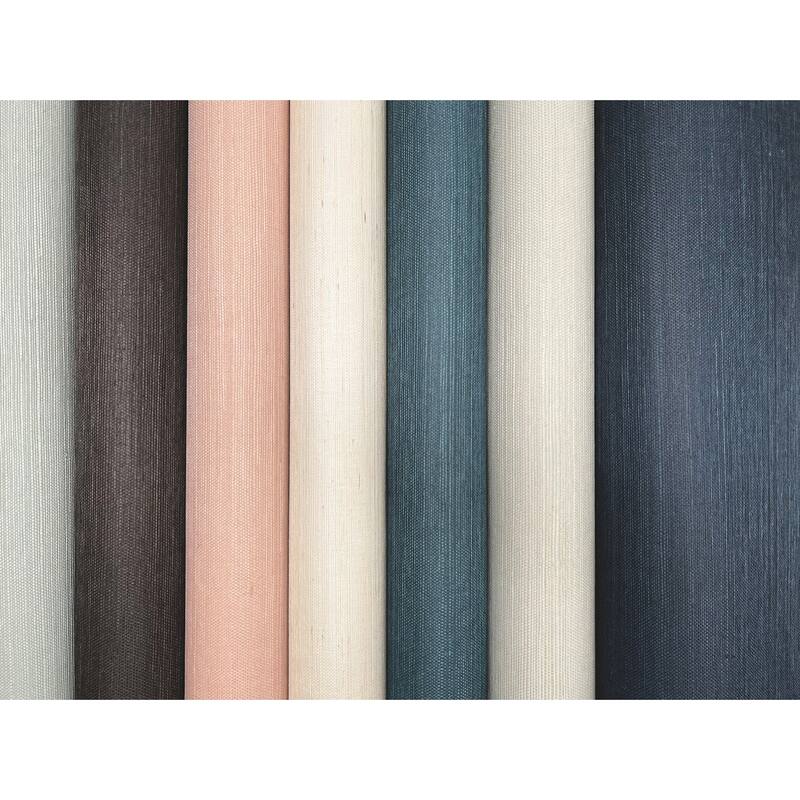 York Wallcoverings Sisal Grasscloth Black Wallpaper