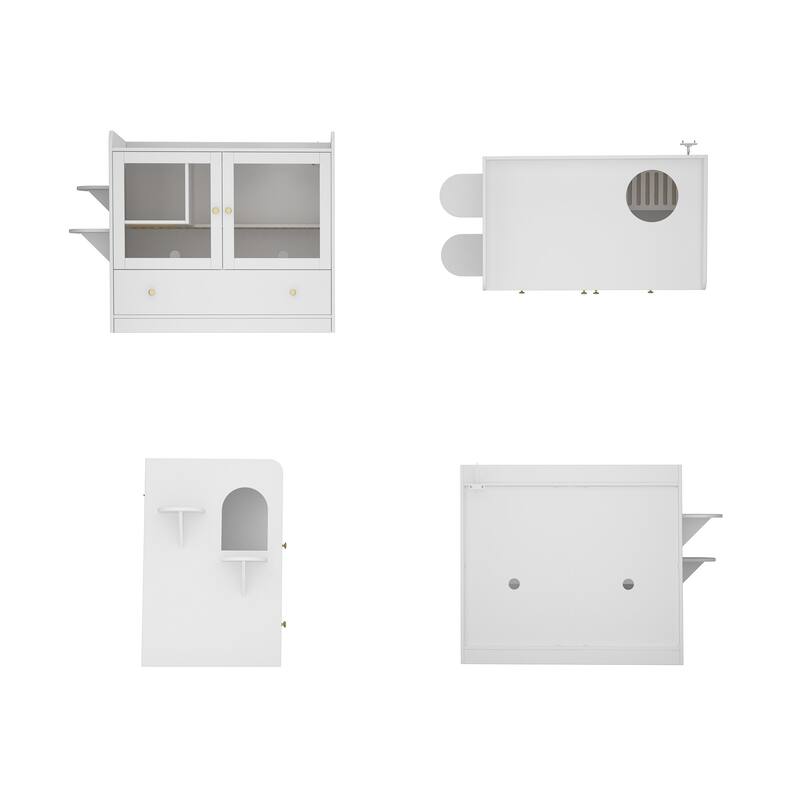 Ultimate Ventilated Cat Litter Box Display Pet House