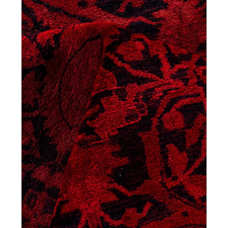 Overdyed One-of-a-Kind Hand-Knotted Area Rug - Pink - 8' 2" x 10' 3"