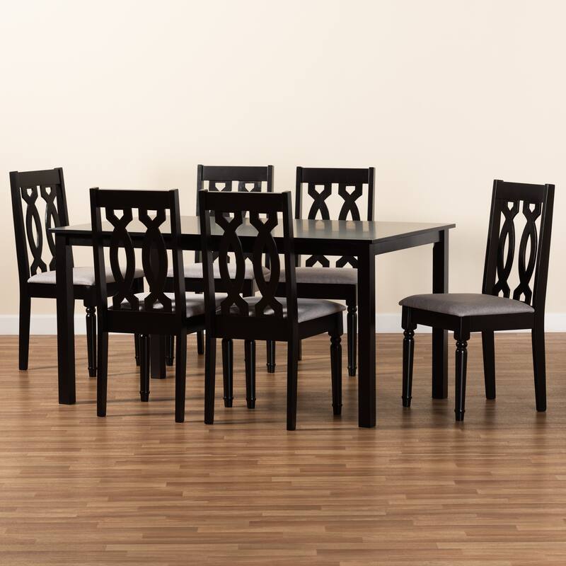 Cherese Modern and Contemporary 7-Piece Dining Set