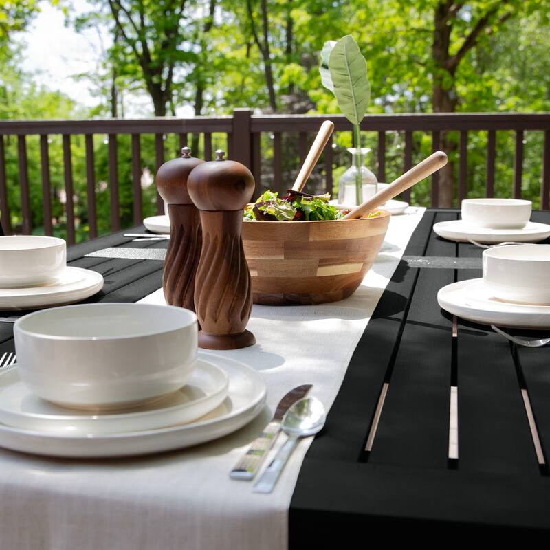 Lehigh 7-piece Outdoor Dining Set - 42" x 84" Table, Dining Height