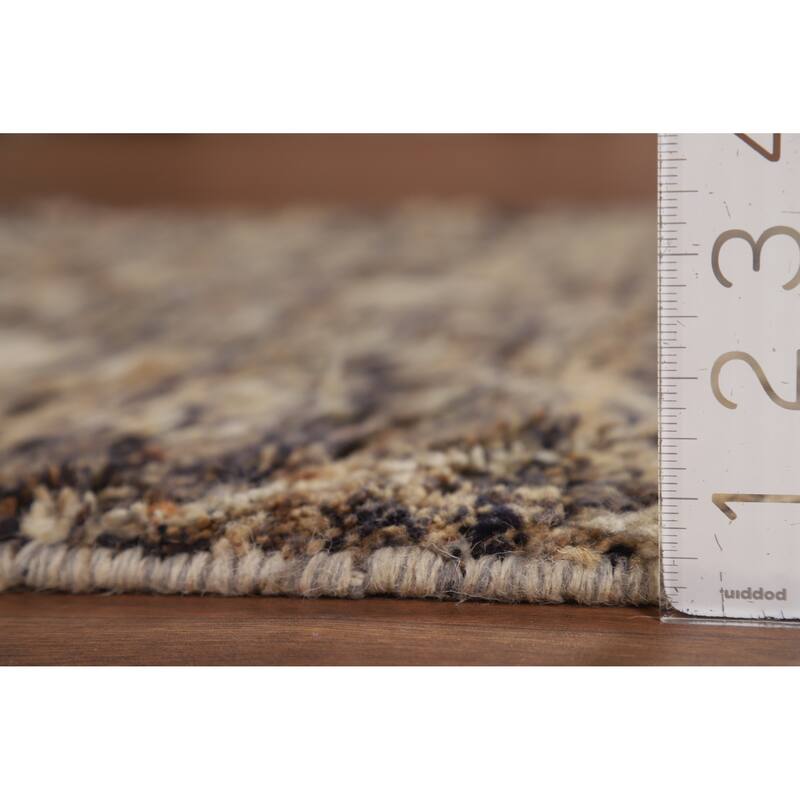Trellis Plush Moroccan Accent Rug Handmade Wool Carpet - 3'0" x 5'5"