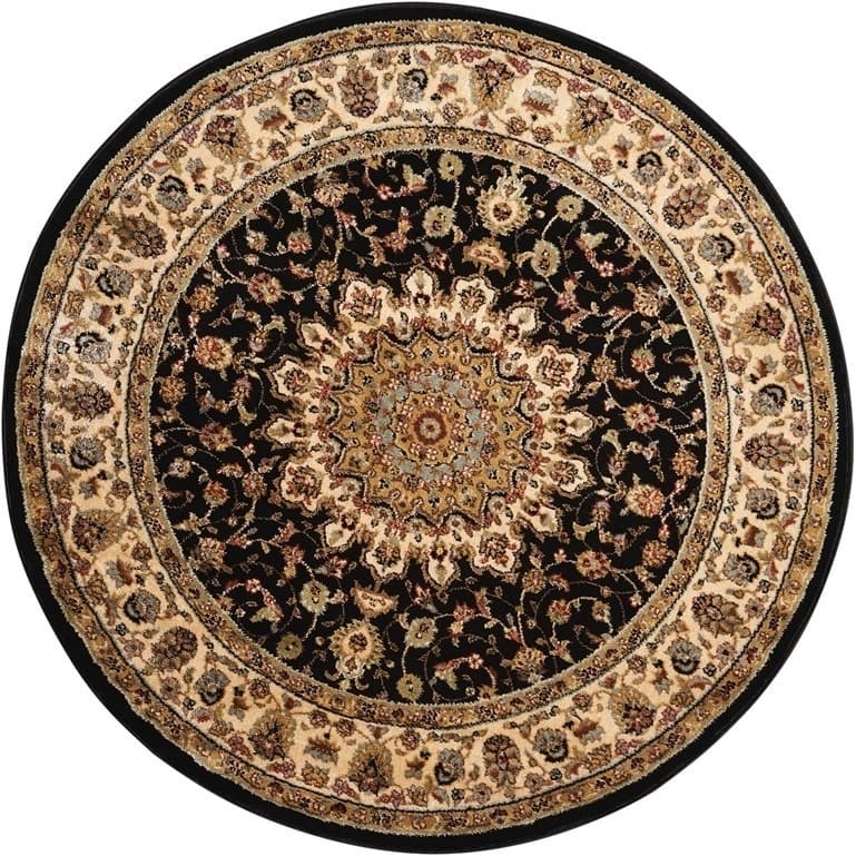 Nourison Delano Traditional Persian Medallion Border Area Rug