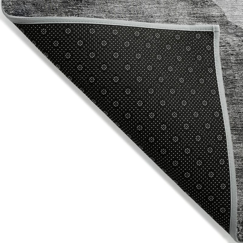 Machine Washable Indoor/ Outdoor Chantille Modern Abstract Rug