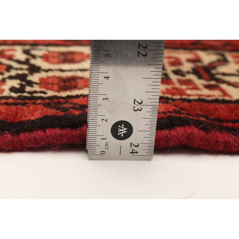 ECARPETGALLERY Hand-knotted Andelz Black Wool Rug - 3'5 x 10'0