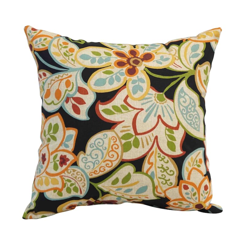 Blazing Needles 17-inch Square Polyester Outdoor Throw Pillows (Set of 2)
