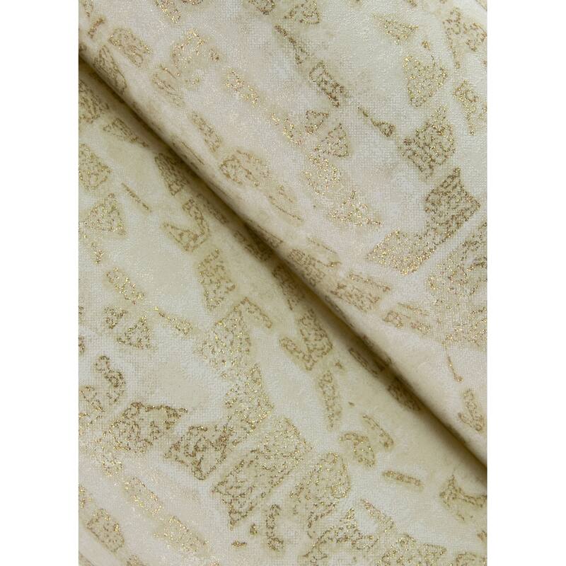 A-Street Prints Helene Gold Glitter Geometric Wallpaper