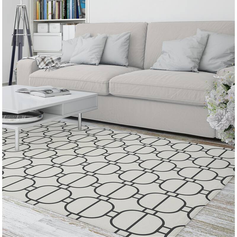 FITZWATER BLACK & WHITE Area Rug by Kavka Designs Bed Bath & Beyond 31138451