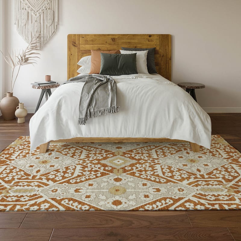 Premium Washable Super Soft Traditional Agra Mayfield Rug