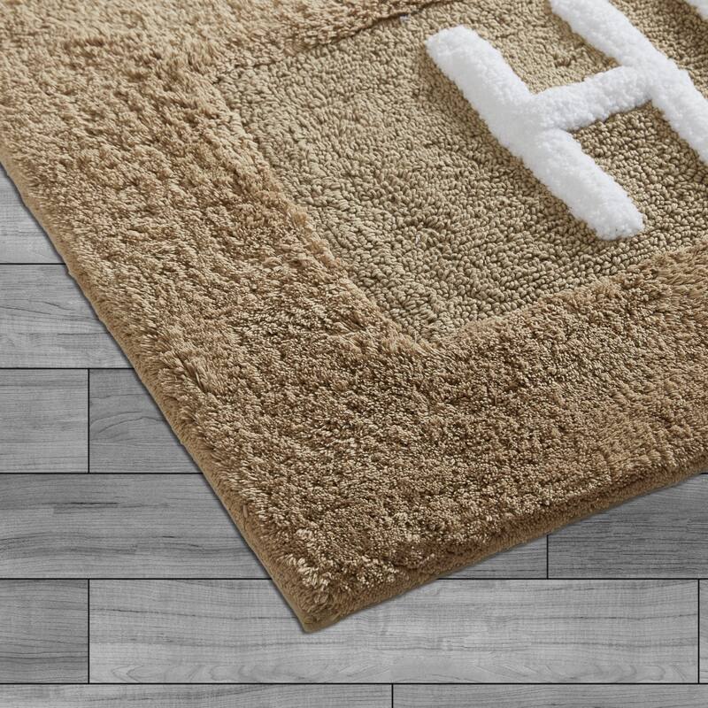 Jean Pierre HIS & HERS Cotton 2-Piece Bath Rug Set