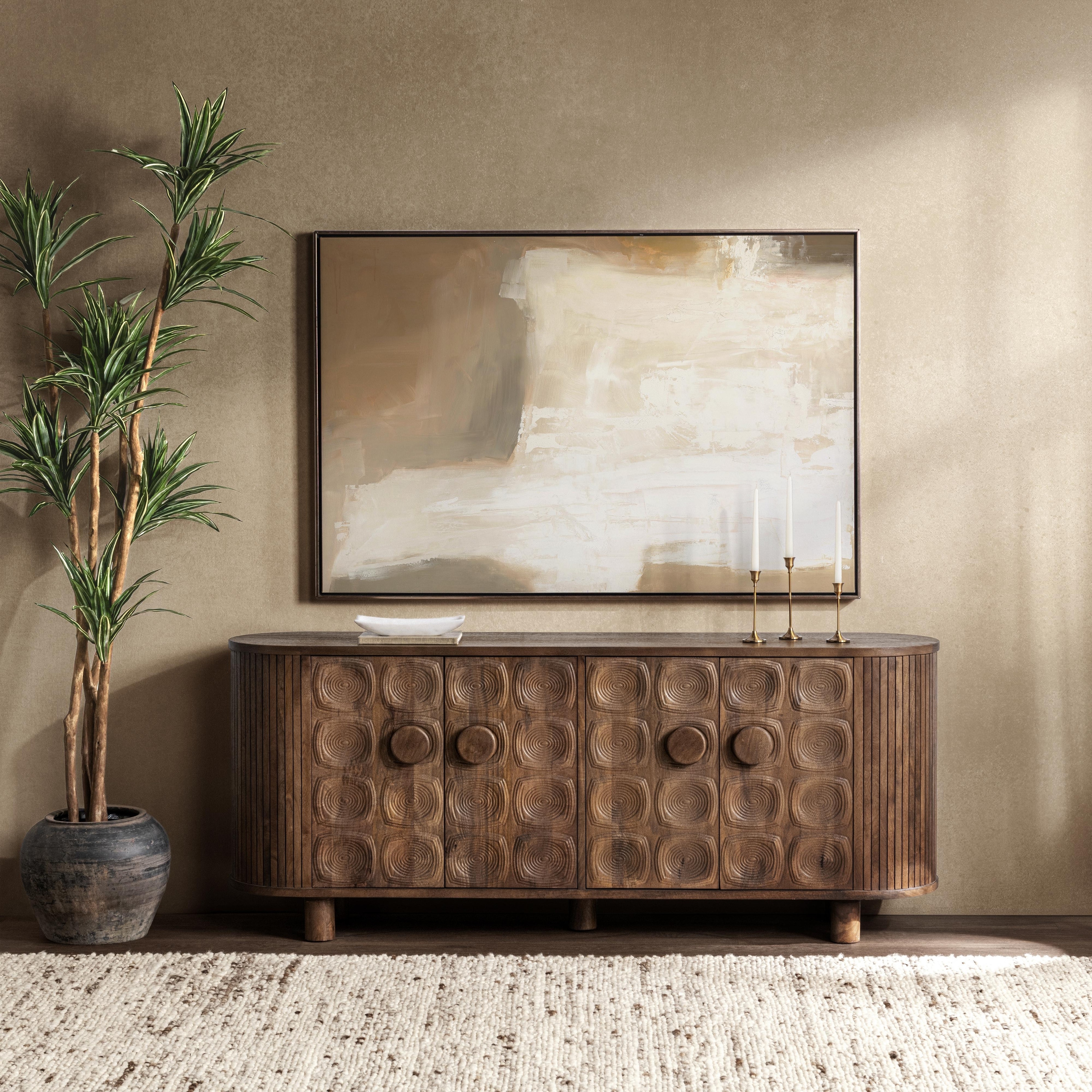 Lyle Mango Wood Sideboard Buffet