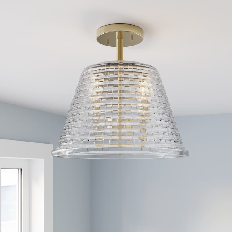 Saben 3-Light Semi-Flush Ceiling Mount
