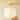 Rennnsan 1-Light Retro Modern Glass Gold Flush Mount Ceiling Light for Living Room & Bedroom - 9.4 in. W x 11 in. H