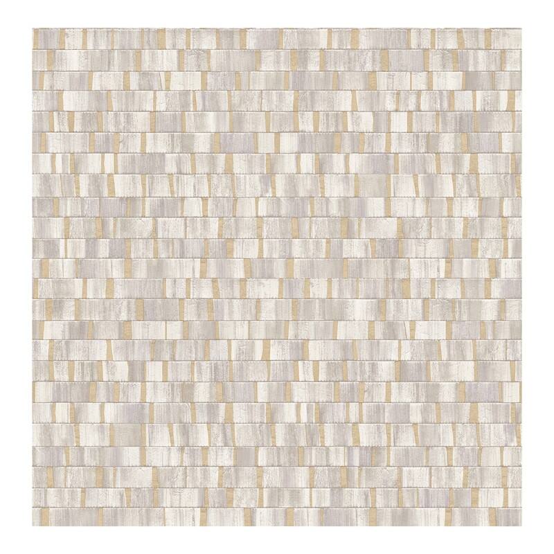 Fine Decor Constantine Neutral Faux Wood Wallpaper - 20.5 x 396 x 0.025