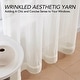 preview thumbnail 16 of 29, Deconovo Bedroom Crepe Solid Sheer Voile Curtain (2 Panels)