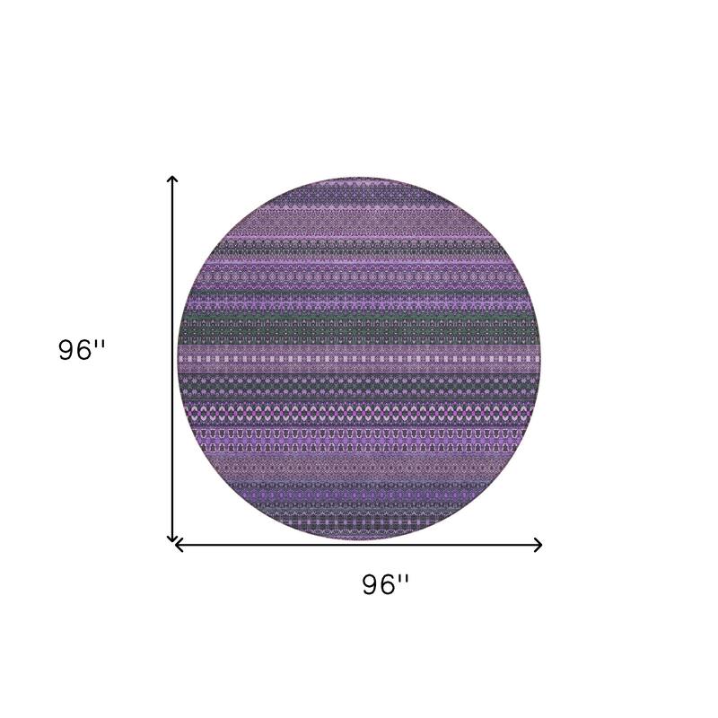 Lamo Stripe Weather Resistant Timeless Fusion Outdoor Rug
