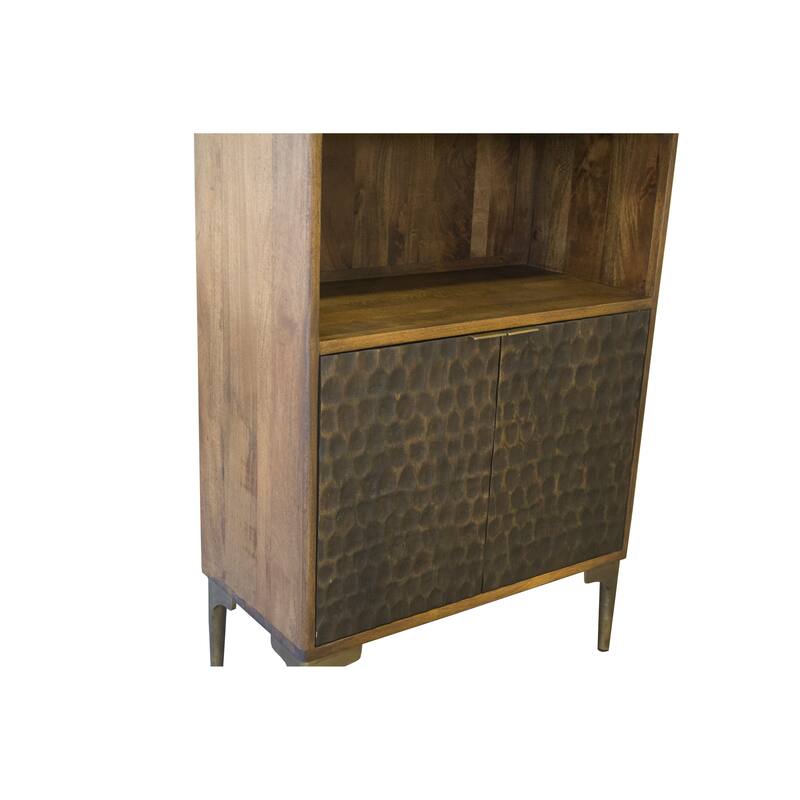 Vallarta Tall Two Tone Mango Wood Bookshelf