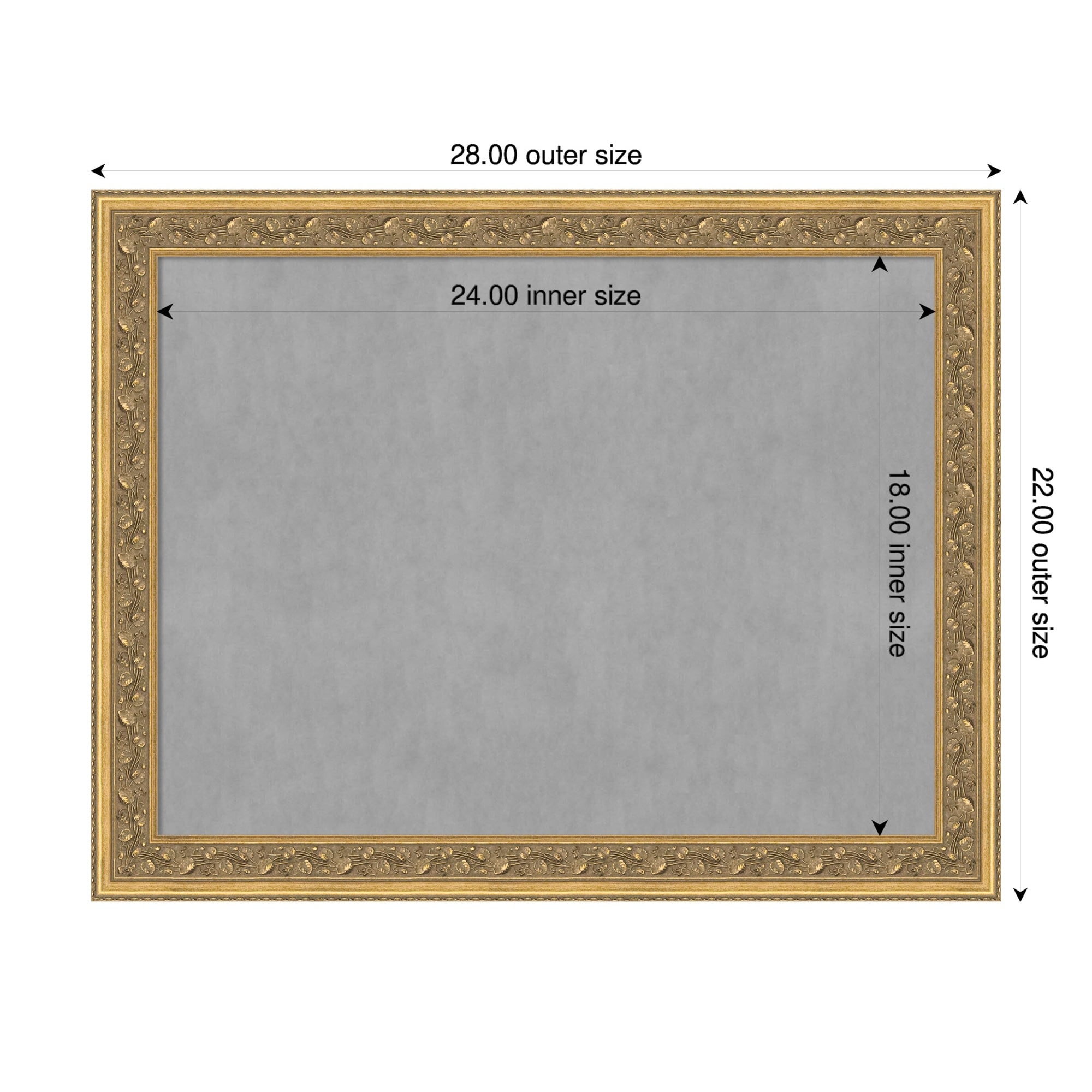 Amanti Art Carter Dark Gold Framed