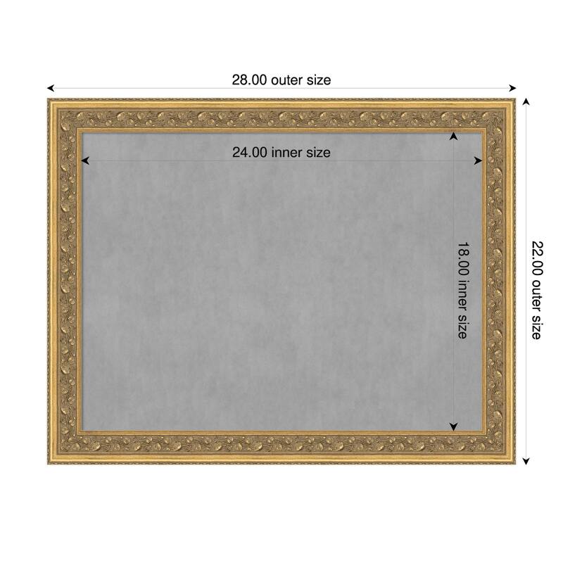 Amanti Art Carter Dark Gold Framed - 28 x 22 in