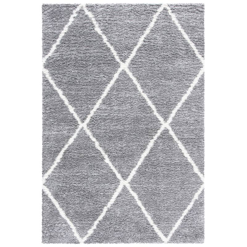 SAFAVIEH August Shag Todorka Trellis 1.26-inch Thick Rug