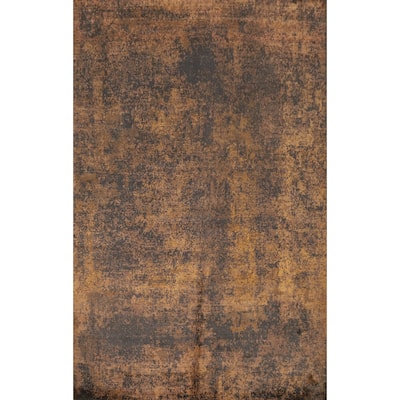 Hand Knotted Oriental Viscose Silk Carpet Modern Abstract Yellow & Gold Abstract Area Rug - 7' 10'' X 5' 7''