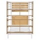 preview thumbnail 11 of 26, Modern Twin Size Metal Bunk Bed ,Storage Platform Beds with Ladder and Shelves