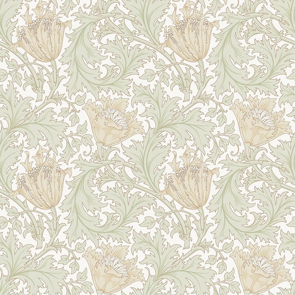 A-Street Prints Anemone Light Green Floral Trail Wallpaper
