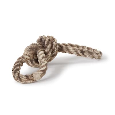 Allan Andrews Brown Resin Nautical Knot Sculpture - 8.5"W