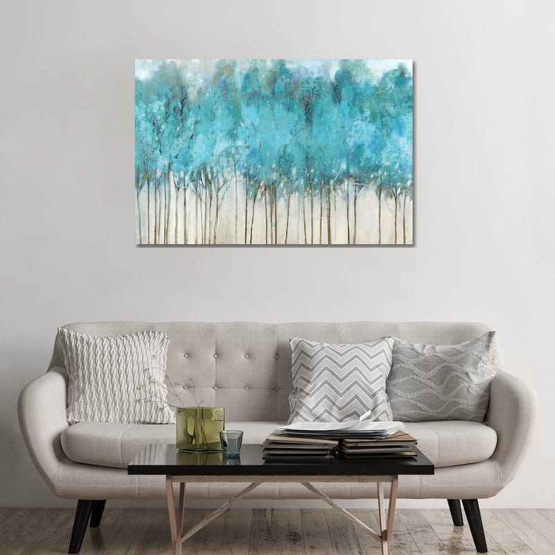iCanvas "Teal Whisper" by Allison Pearce Canvas Print - 32x48x1.5