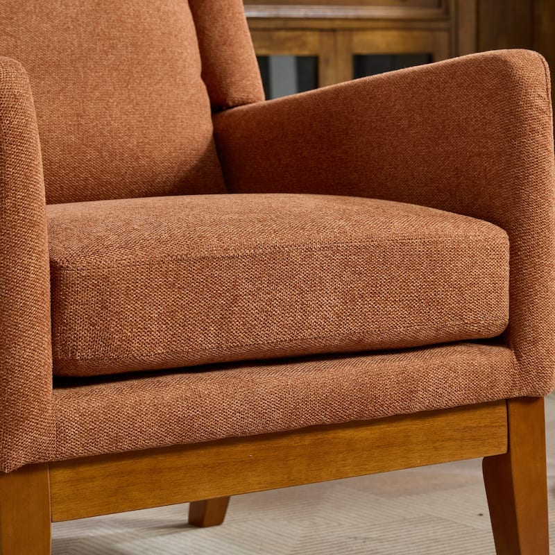 26.18" High Back Upholstered Arm Chair