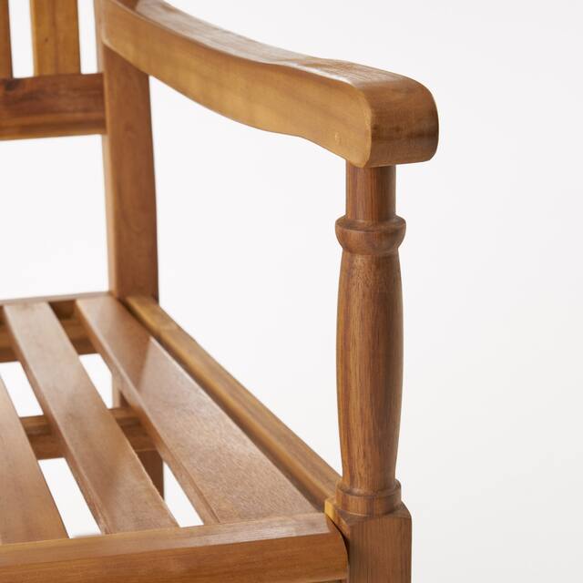 Arcadia Outdoor Acacia Wood Rocking Chair by Christopher Knight Home
