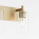 preview thumbnail 4 of 9, Quorum International 5200-2 Fallstaff 2 Light 15" Wide Vanity Light