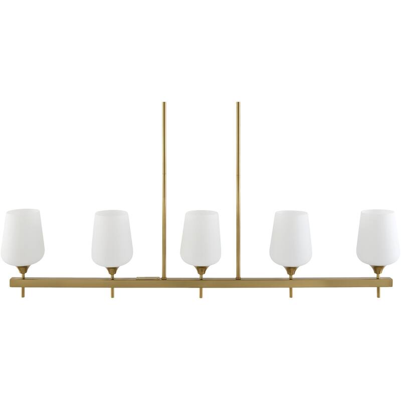 Livabliss Yueva Modern Chandelier - Brass