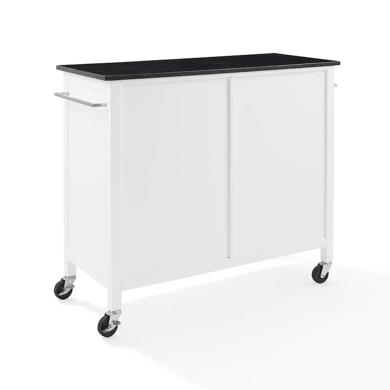 Crosley Soren Granite Top Kitchen Island/Cart - 18.13"d x 42.13"w x 37.5"h