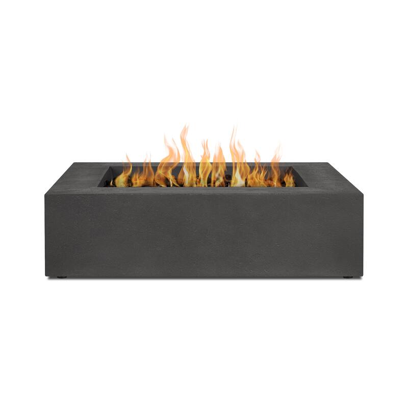 Emery 42.5" Square Propane Fire Table in Carbon