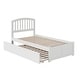 preview thumbnail 83 of 84, Richmond Solid Wood Platform Bed with Footboard & Twin XL Trundle