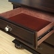 preview thumbnail 9 of 26, Vame Traditional Walnut Solid Wood 3-Piece Poster Bedroom Set by Furniture of America