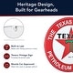 preview thumbnail 4 of 6, American Art Decor Dome Shaped Metal Wall Art Sign
