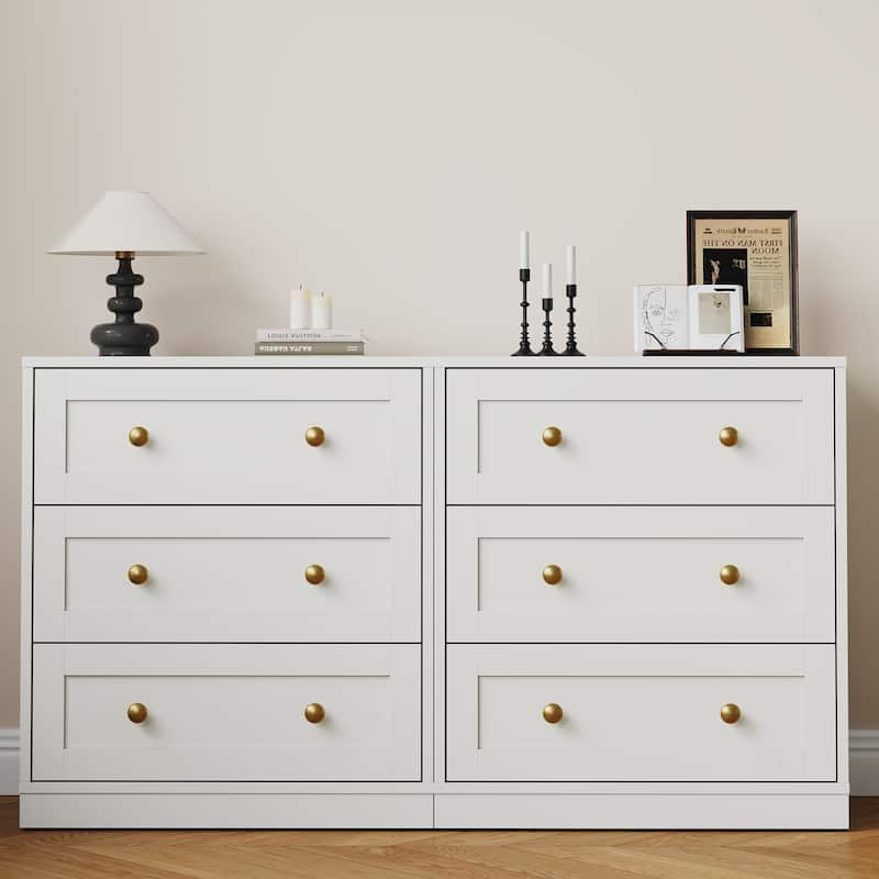 Modern Night Stand with 3 Drawers