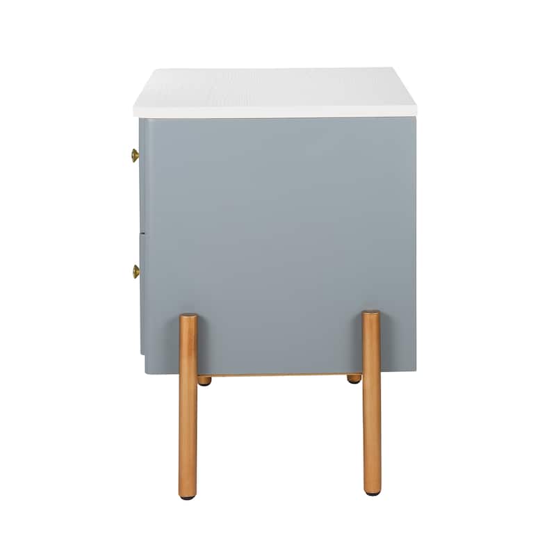 Christopher Knight Home- Alcott Engineered Wood Nightstand with 2 Storage Drawer