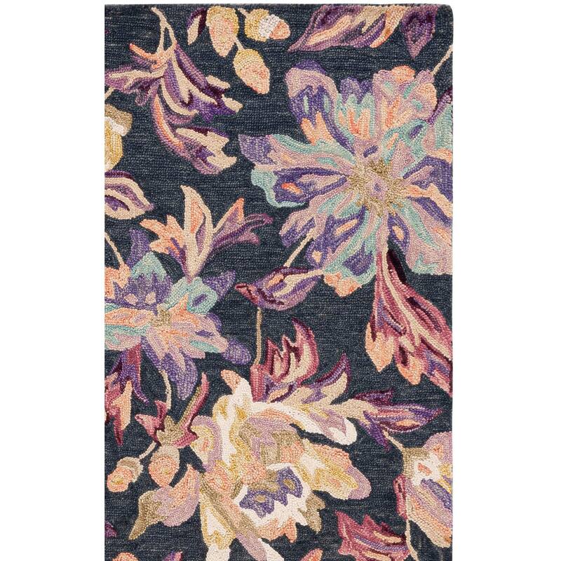 SAFAVIEH Handmade Blossom Roselotte French Country Floral Wool Rug