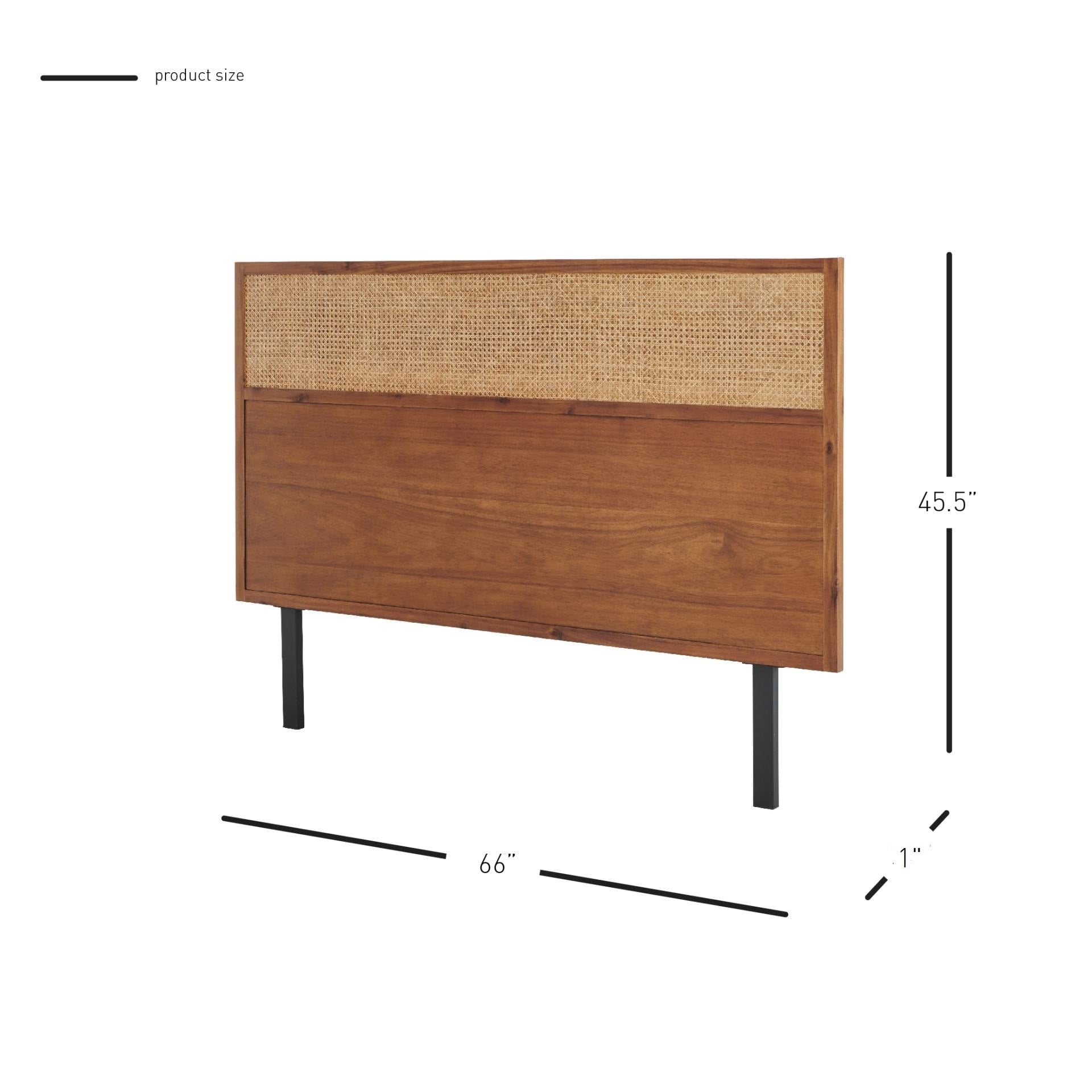 Carson carrington ugglom wood and synthetic new arrivals rattan headboard