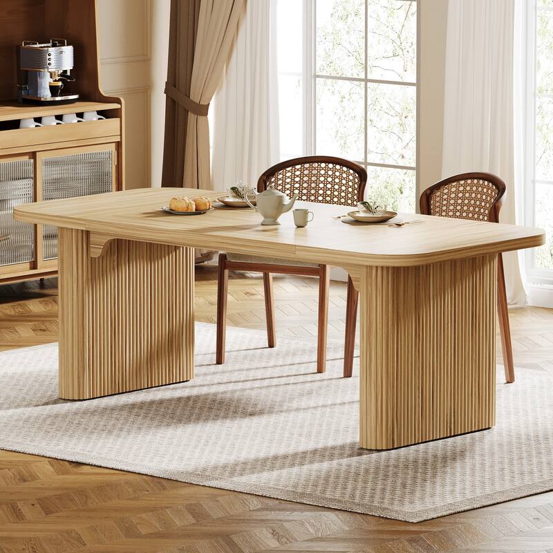 Wood Dining Table, Modern Kitchen Table, Dining Room Accent Table