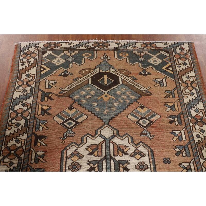 Bakhtiari Persian Accent Rug Hand-Knotted Wool Carpet - 4'4" x 6'2"