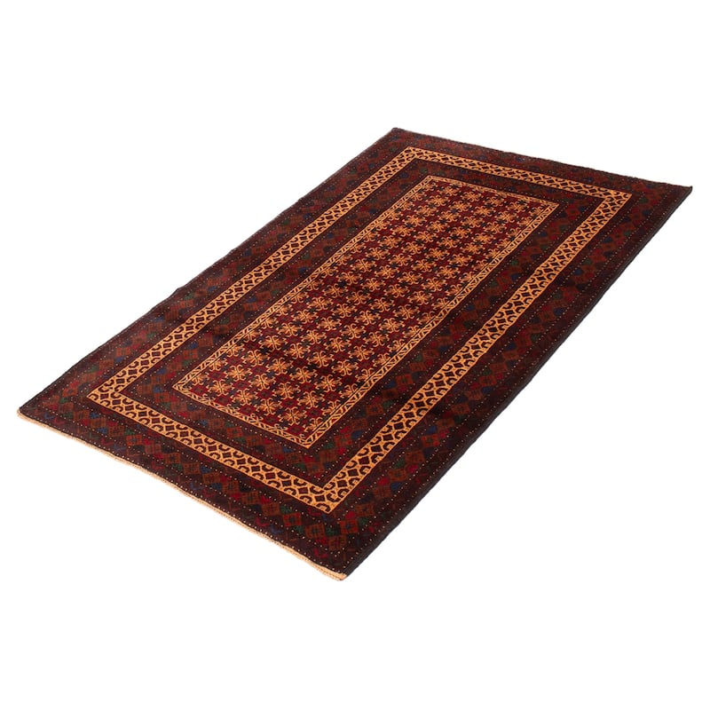 Teimani Beige Rug 4'1" x 6'9" - 4'1 x 6'9